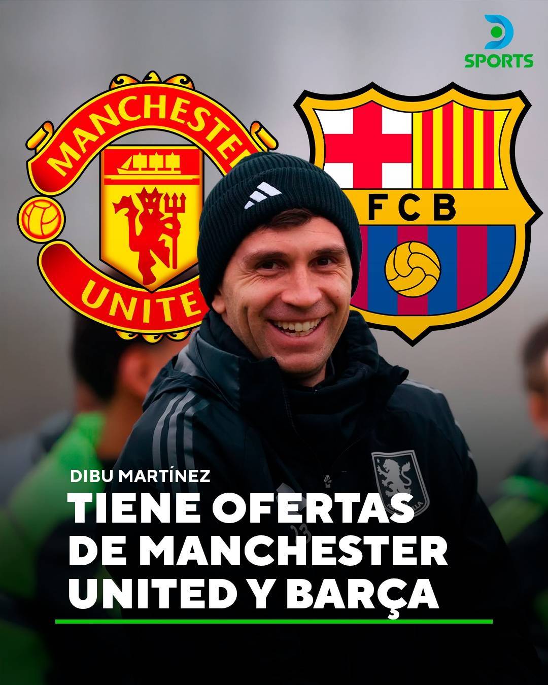 身价2500万欧！阿媒：32岁大马丁已收到曼联和巴萨报价